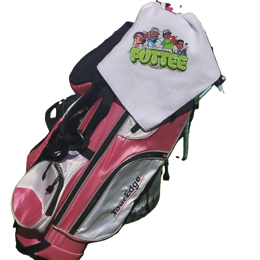 "TEACH ME HOW TO PUTTEE" Golf Towels